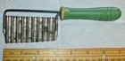 Vintage Utensils Wood Handle Crinkle Cut / Chopper Great 40’s -50’s Patina — photo 4