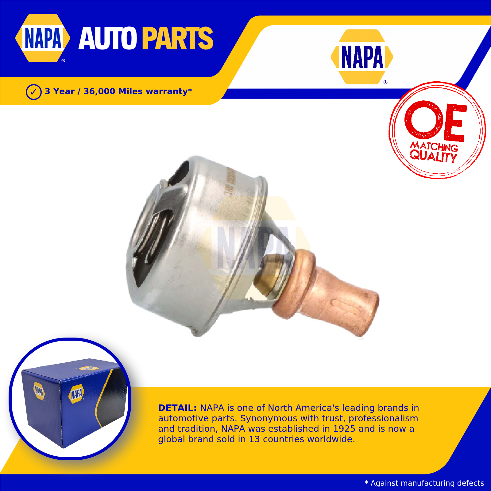 Napa Coolant Thermostat For Renault 21 1986-1994 2.0 2.2 Nth1171 - Image 8