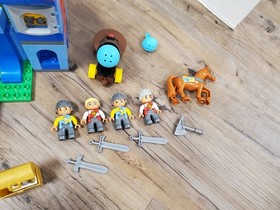 LEGO DUPLO Big Royal Castle 10577  Knight Horse Sword Cannon 99.9% Complete