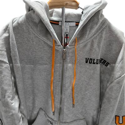 Wear by Erin Andrews Women's NCAA Tennessee Volunteers Full Zip Hoodie Gray 2XL