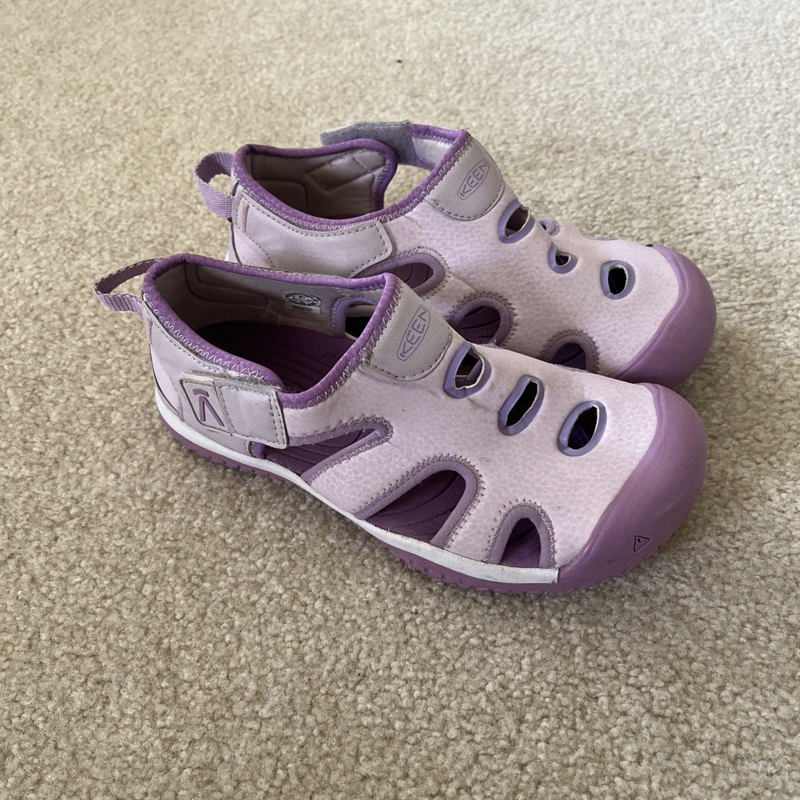 Sandali Keen Stingray bambina taglia 2 viola impermeabili gancio passante punta tonda