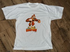 Vintage 90's Nintendo 64 Super Donkey Kong Video Game Promo Size L