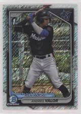 2024 Bowman Chrome Prospects Shimmer Refractor Andres Valor #BCP-196 1e8e