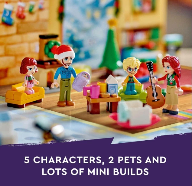 LEGO Friends Advent Calendar 2024 for Kids - Christmas Advent Calendar W/Mini Bu - Image 3 of 4