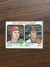 1973 Topps 1972 Strikeout Leaders Nolan Ryan Steve Carlton #67