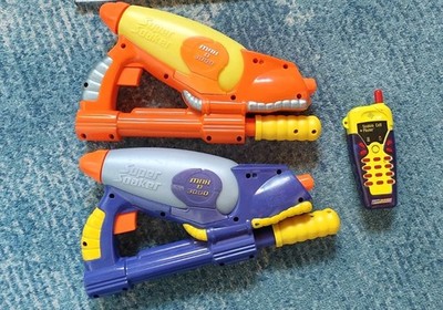 VTG Super Soaker Max D 3000 Water Gun Blaster TOY White Phone Soaker Hasbro 