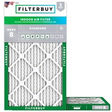 Filterbuy 15x30x1 Air Filter MERV 8 2-Pack 