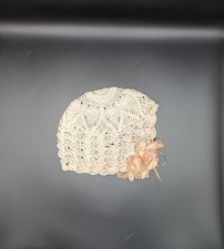 Antique Crochet Baby Bonnet