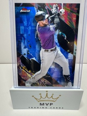 2024 Topps Finest Kris Bryant #164 Blue Refractor Colorado Rockies 025/150