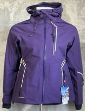 Sunice Mia Zephal 3 Layer Waterproof Jacket Women's Size Small Blackberry, New