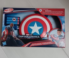 NEW/SEALED Nerf Marvel Studios Captain America Brave New World Skyshot Blaster