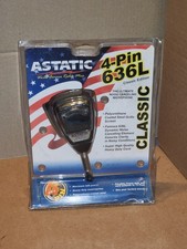 Cb Radio Astatic 636L Microphone 4-Pin Classic Edition Heavy Duty Construction