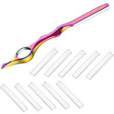 Professionelles 11er Haarstyling Set mit lebendigen Farben für kreatives Styling