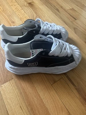 Maison Mihara Yasuhiro MMY Blakey Men's Canvas Sneakers Black