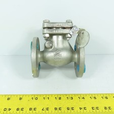 PK Valve 152RF10SL-TFE 1.9cm Flansch Swing Kariert Ventil CF8M 316SS Klasse 150