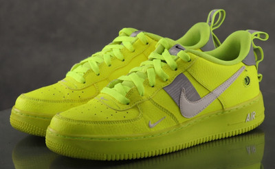 Nike Air Force 1 Utility Lv 8 Volt Kid's Sneakers Shoes Size 7 Youth AR1708-700