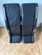 Warrior G7 Pro RTL Senior Ice Hockey Goalie Leg Pads Size 34+1.5 Brand New