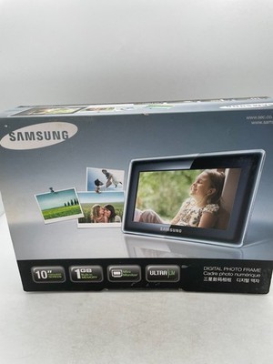 Samsung HD Digital Photo Frame Viewer SPF-107H BT10PS 10'' SLIM Screen 1GB Memory