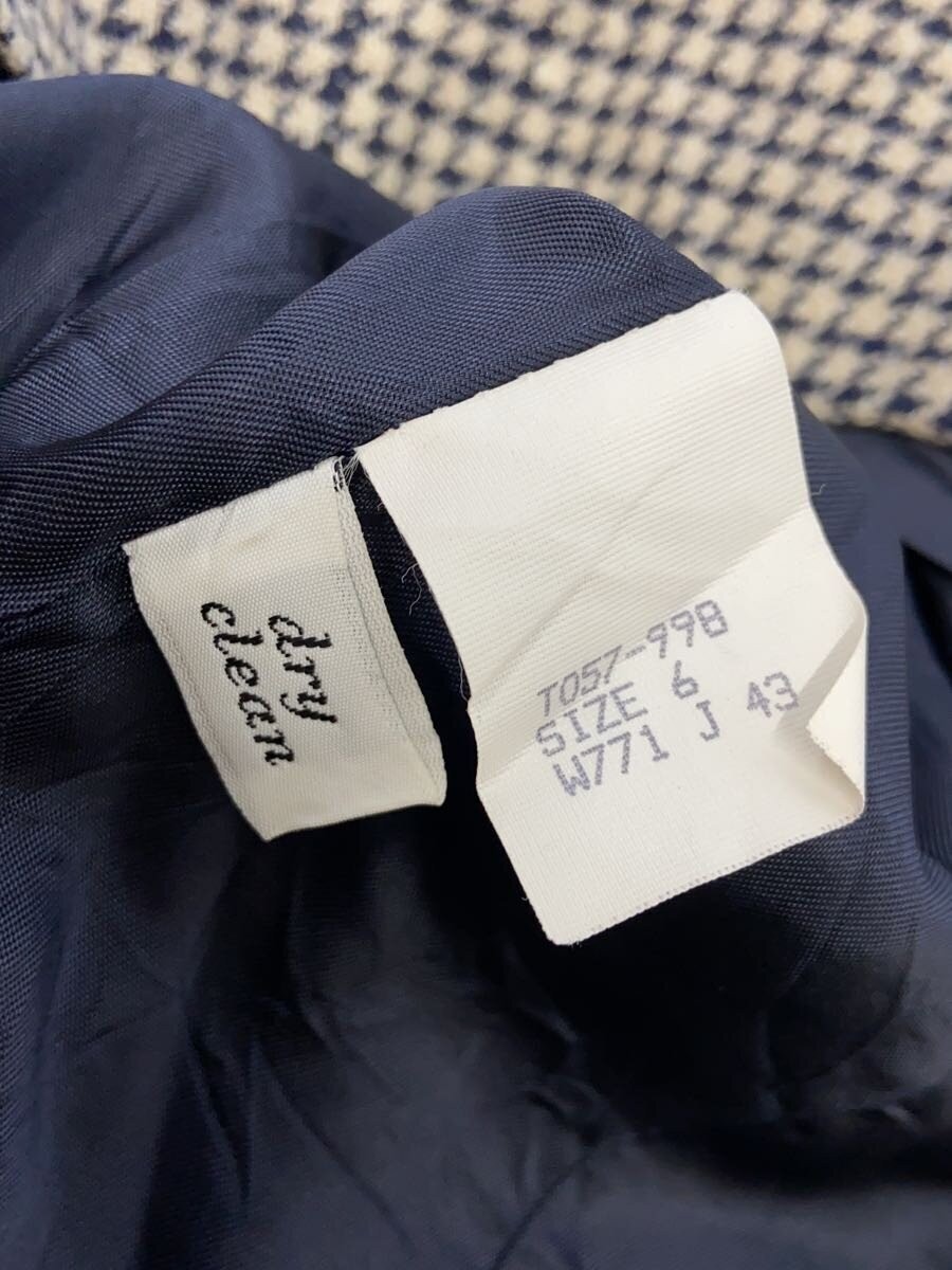 Pendleton Wool Houndstooth Tailored Jacket Gray S… - image 4