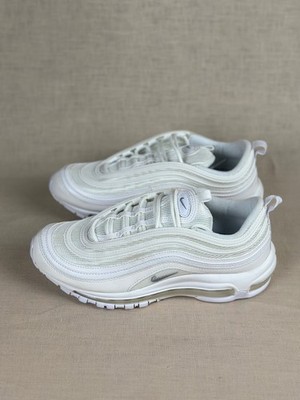 Nike Air Max 97 Triple White Wolf Gray - men's size 7 NO BOX