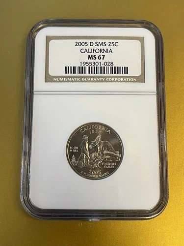 2005-D SMS California State Quarter - NGC MS67