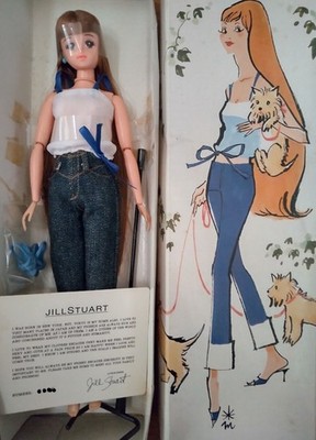 Puppe Figur Jill Stuart Jennie Jeans Licca Chan Castle mit Box