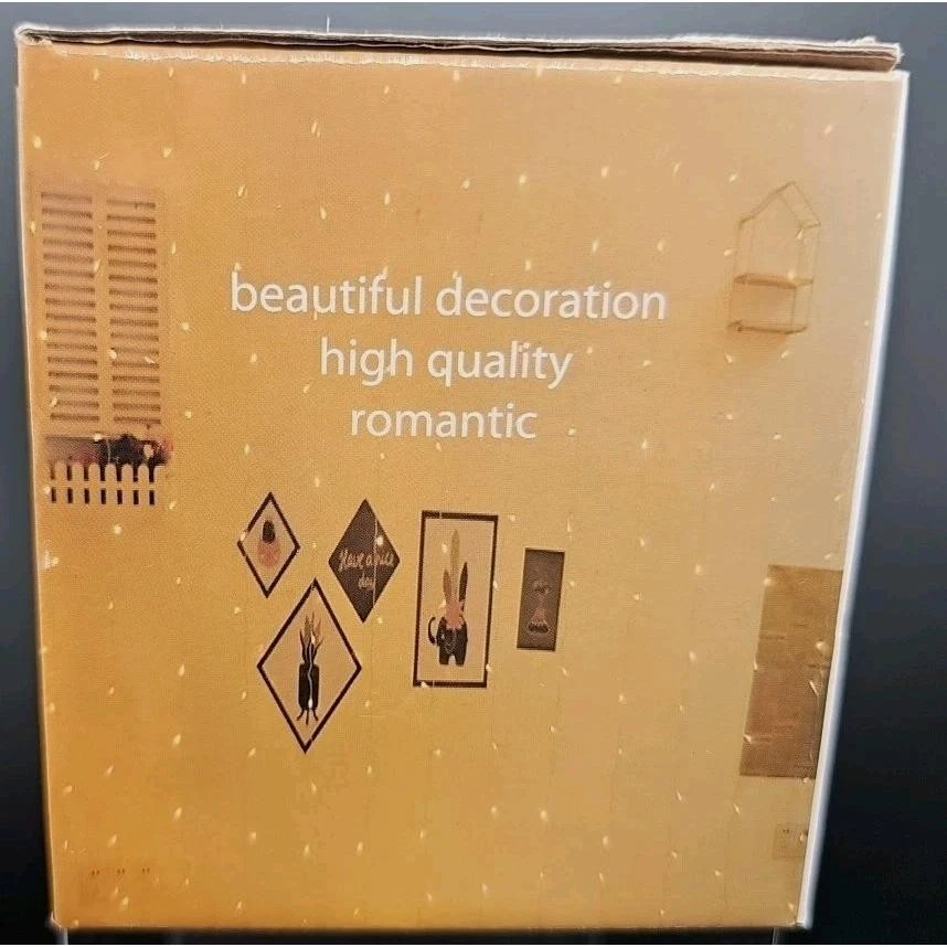 Butterfly 96 LED Curtain String Lights Warm White Children Room Decor Lamp - Image 2 of 4