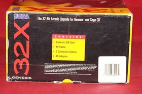 Has Defect. Sega Genesis 32x Console, MK-84000