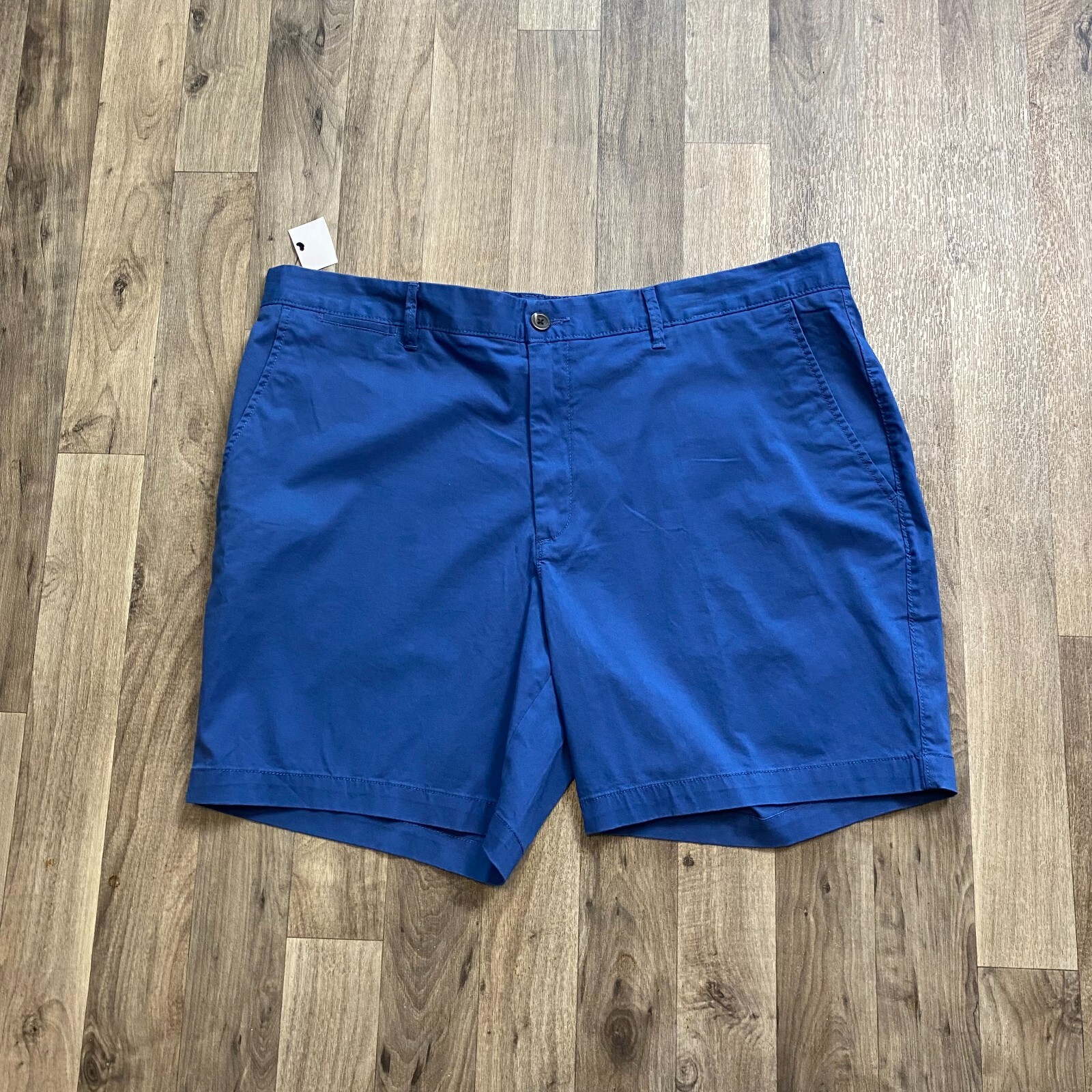 NWT Goodfellow & Co Flat Front Chino Shorts Blue Mens Size 40