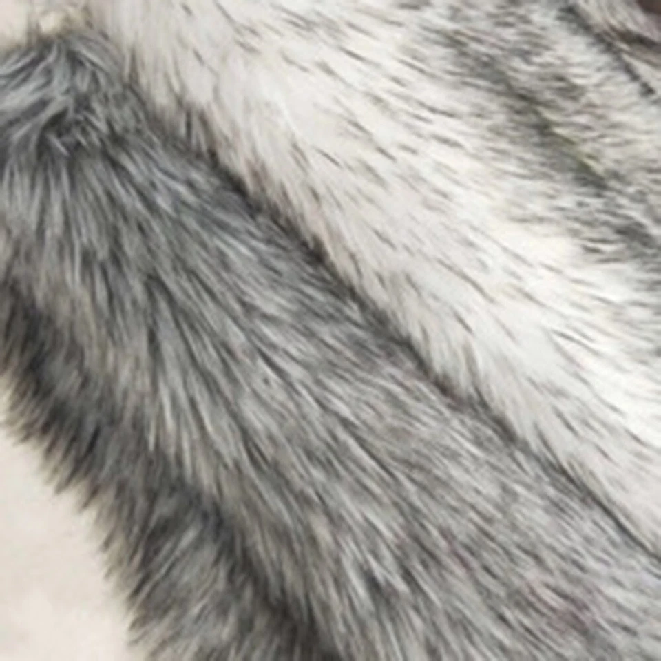 Faux Fox Plush Fur Dyed Fabric Sheet Carpet Clothing Sewing Material Craft DIY - Image 3 of 4
