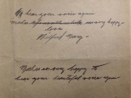 Original 2 Page Letter From Artist John I. Gannon to our Grandparents Circa 1930 - Picture 4 of 5