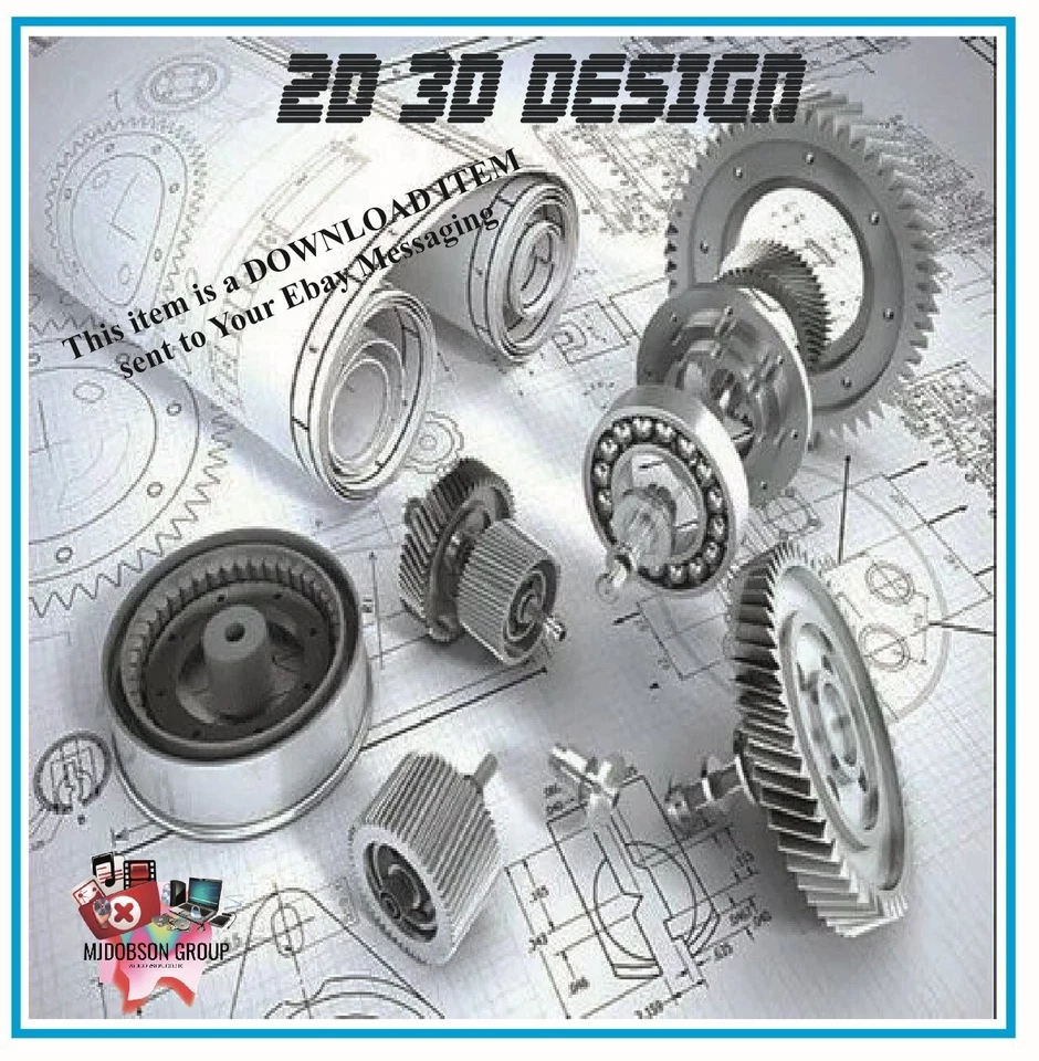 CAD 2D & 3D Software USB | Engineering Modeling DWG Files for Windows 11 & Mac - Image 4 of 4