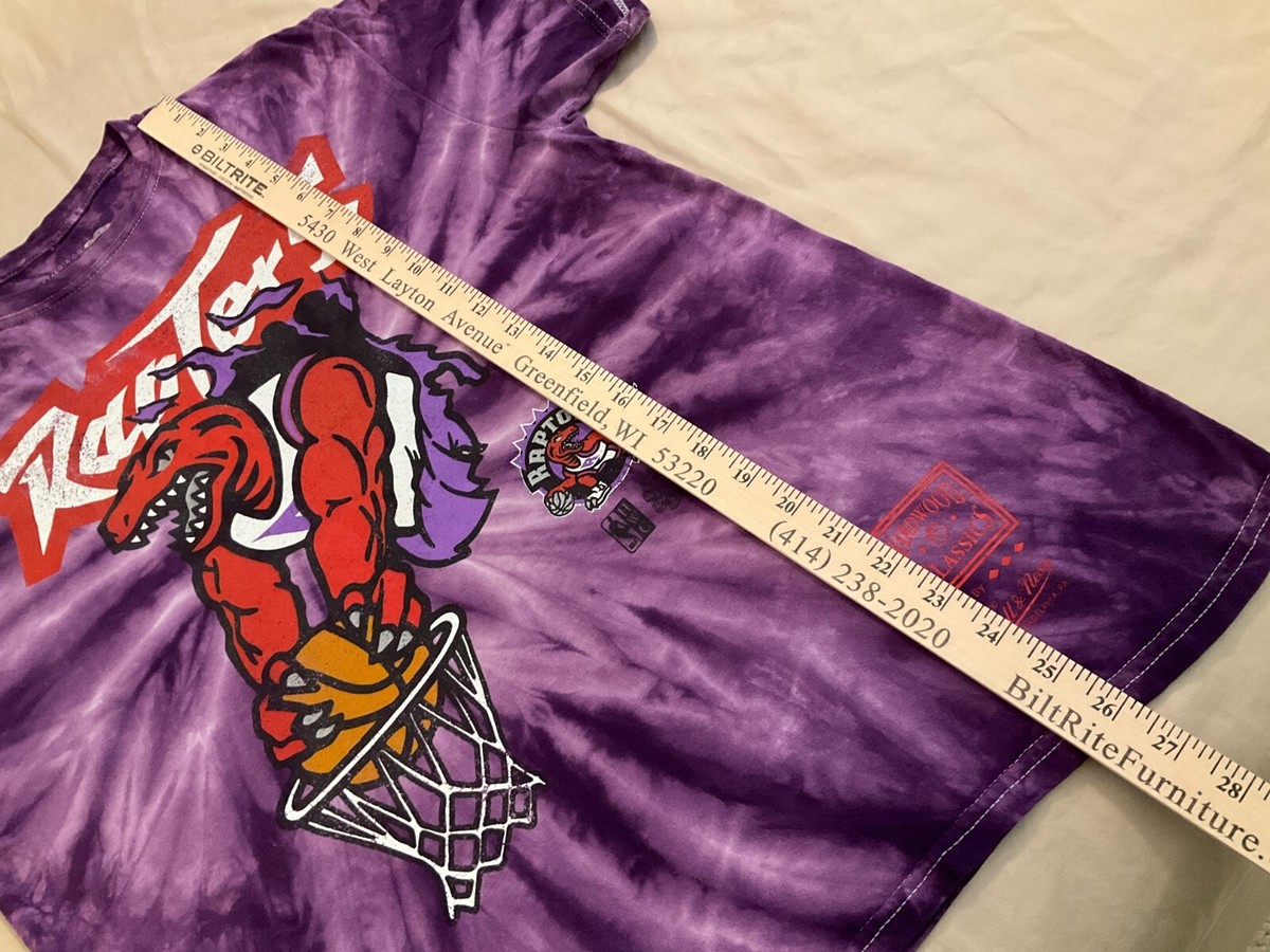 mitchell & ness tie dyed toronto raptors finals t shirt