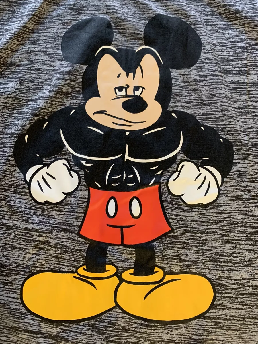 Mickey mouse bodybuilder shirt sale