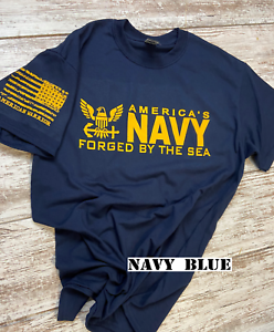 FBI USA America T-Shirt S-3XL navy