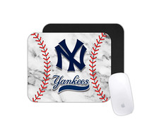 Yankees Baseball Mouse Pad NY Desk Mat Gift for Sports Fans Office Decor