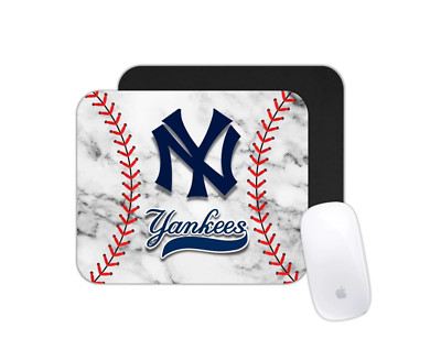 Yankees Baseball Mouse Pad | NY Desk Mat Gift for Sports Fans Office Decor