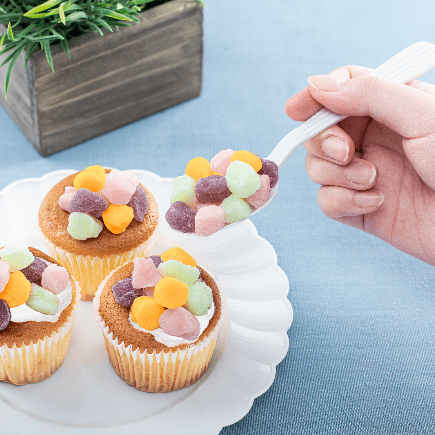 Tea Zone Rainbow Mini Mochi/Rice Cake Snack as Dessert Toppings/Taiwan