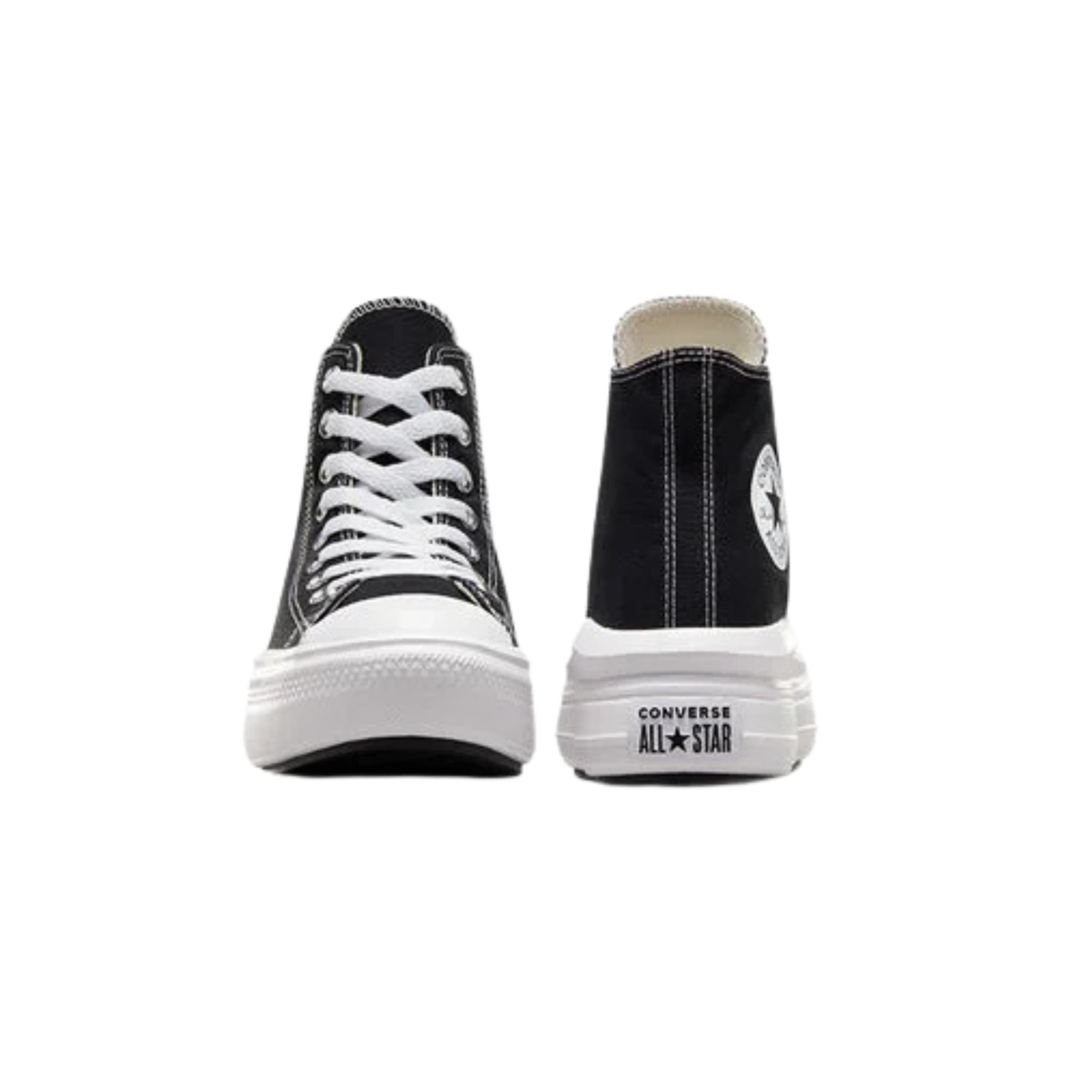 Converse Chuck Taylor All Star Move Platform Women's Sneakers Black/Ivory/White thumbnail 6