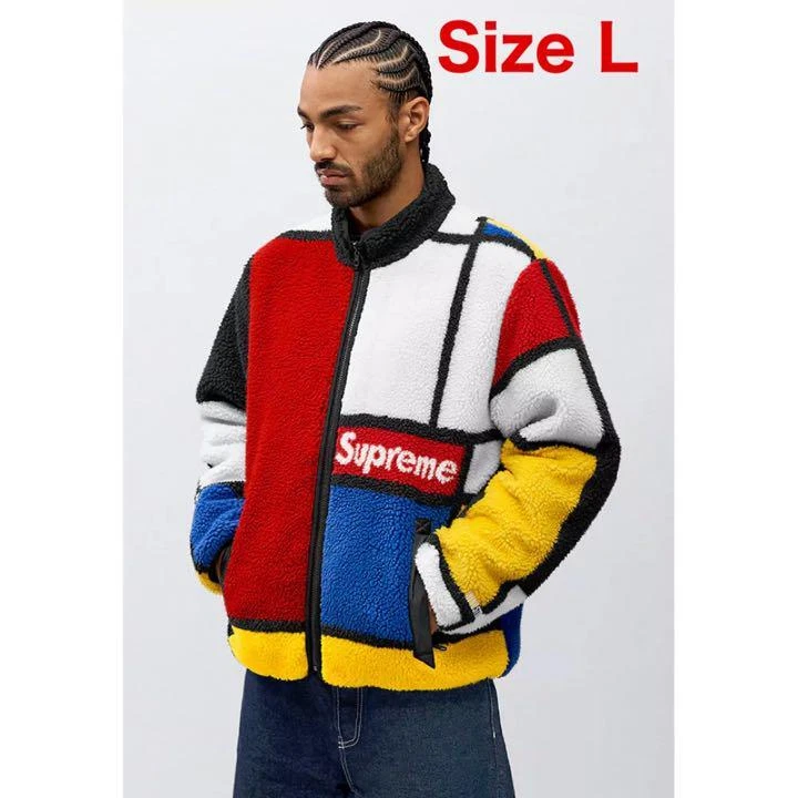 Supreme Colorblocked Fleece large L