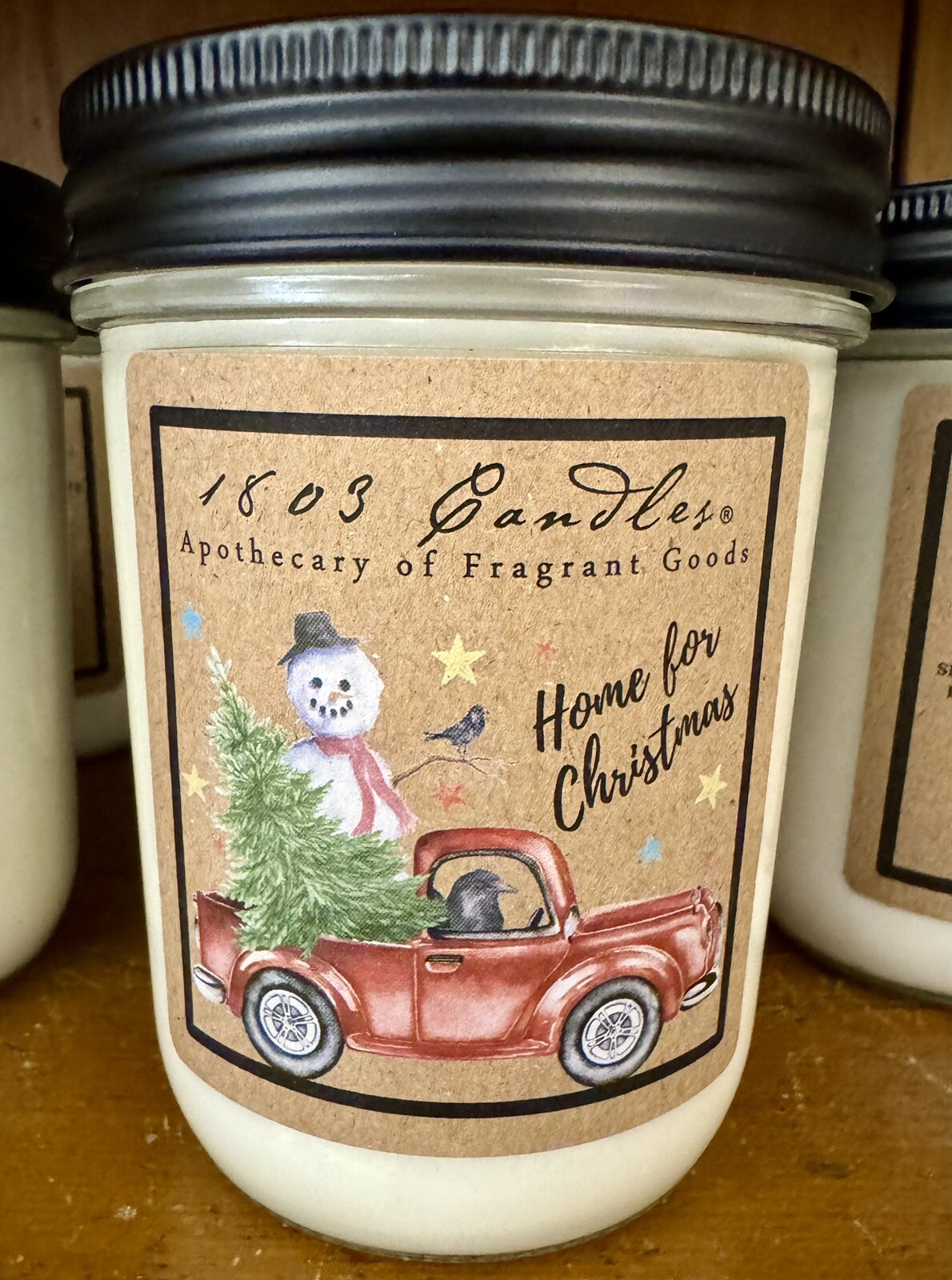 1803 Candles - 14 oz. Jar Candles - Home for Christmas - JHOME