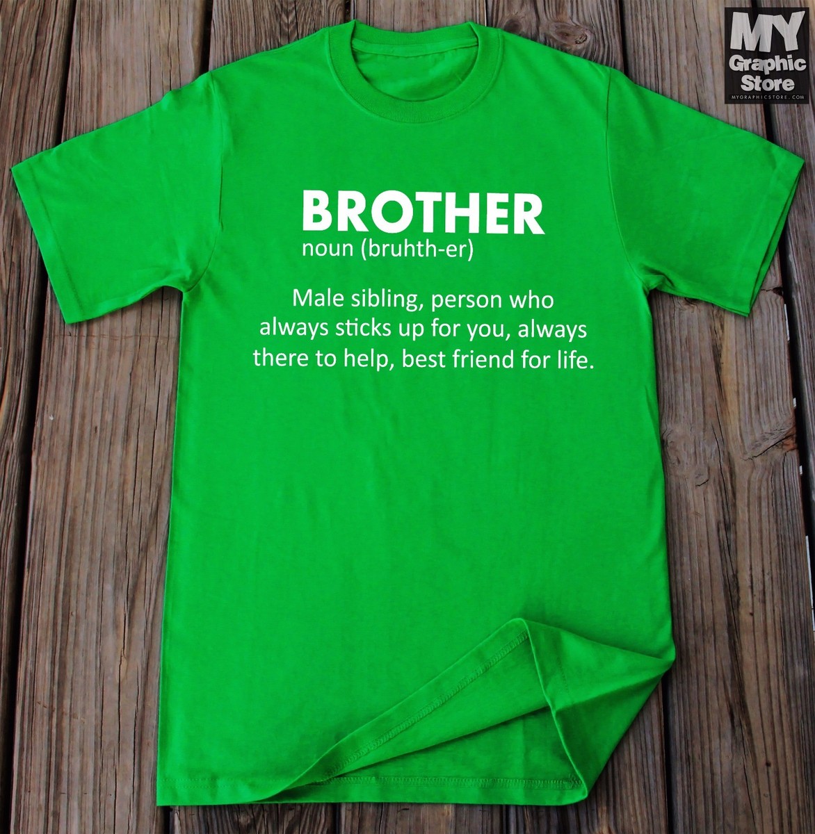 【BROTHER BROTHER】 SHORT SLEEVE TEE Boys Best Brother Short-Sleeve Graphic Tee - Blue - Carter's