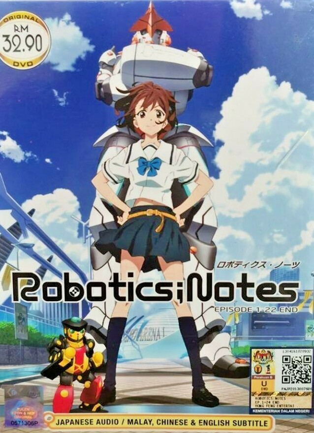 ROBOTICS;NOTES ロボティックノーツ dvd版　全巻セット DVD Robotics ; Notes TV 1-22 End English Subtitle + TRACK Shipping