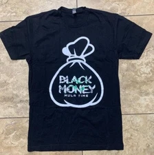 Black Money Mula Time Urban T-Shirt Mens Multiple Sizes