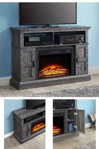 Electric Fireplace Media Tv Television Stand Up To 55 Console