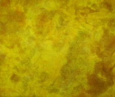 HAND DYED RH/Appl. WOOL Spot-Dyed *Fat 1/8 yd. Each*~"VAN GOGH'S SUNFLOWERS (A)"