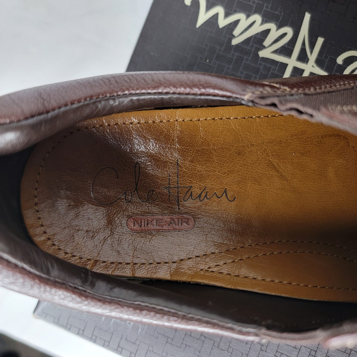 Cole Haan Air Slip On Mens Dark Brown 8 1/2 8.5 | eBay