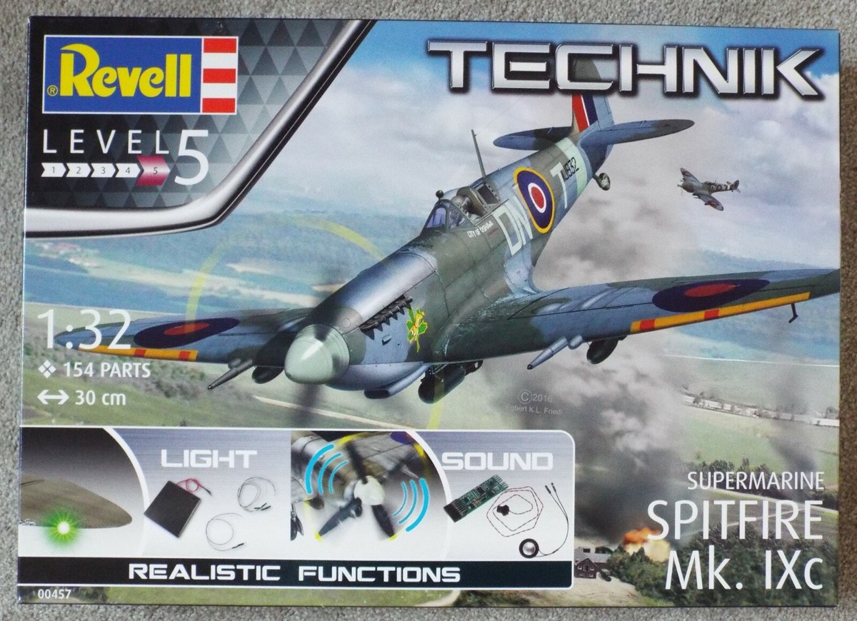 ドイツレベル 1/32 スピットファイアMK.IXc Amazon | ドイツレベル 1/32 レベルテクニックシリーズ イギリス