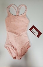 NWT Mirella Girls Pink Dance Leotard. Size 2-4 child 43 inch girth