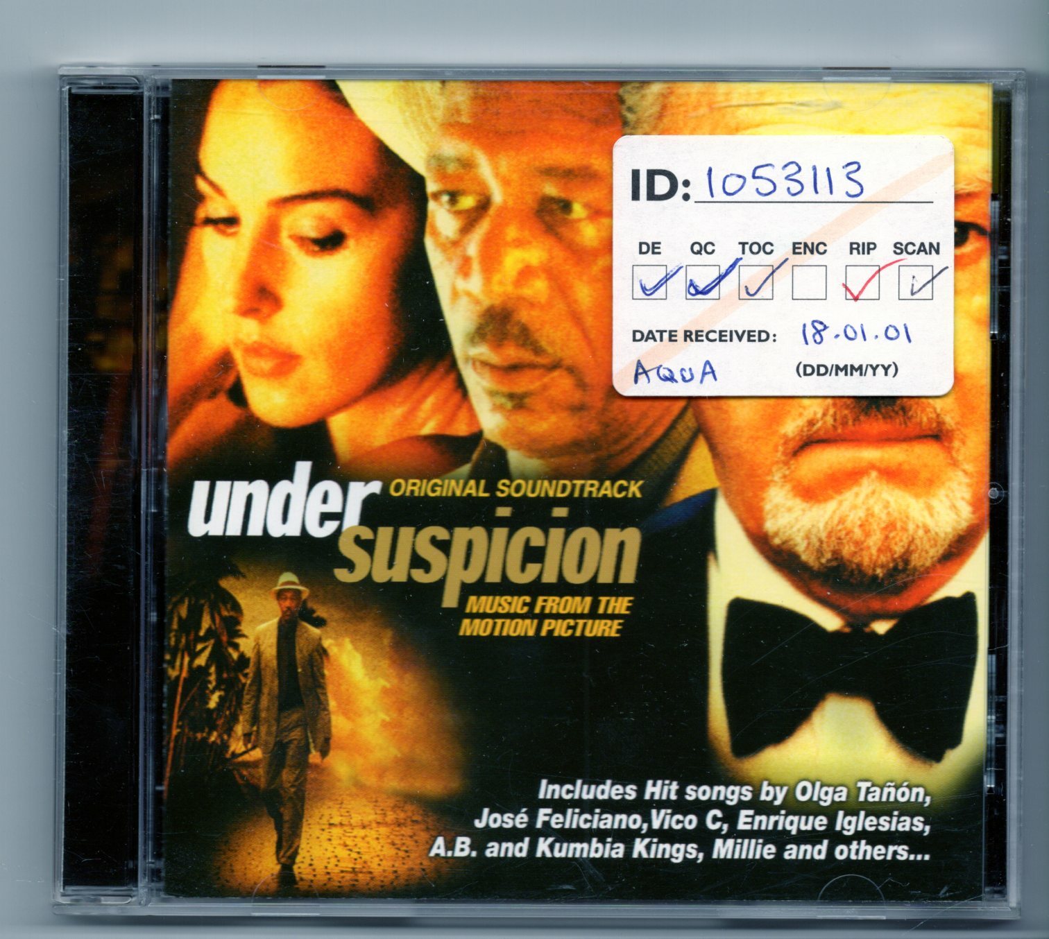 (JG747) Under Suspicion, Soundtrack - 2000 CD